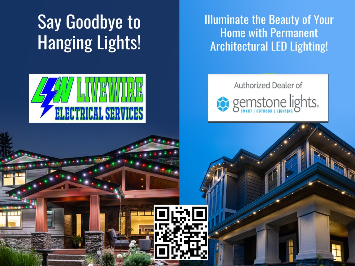 LiveWire — authorized Gemstone permanent lighting dealer in Texarkana