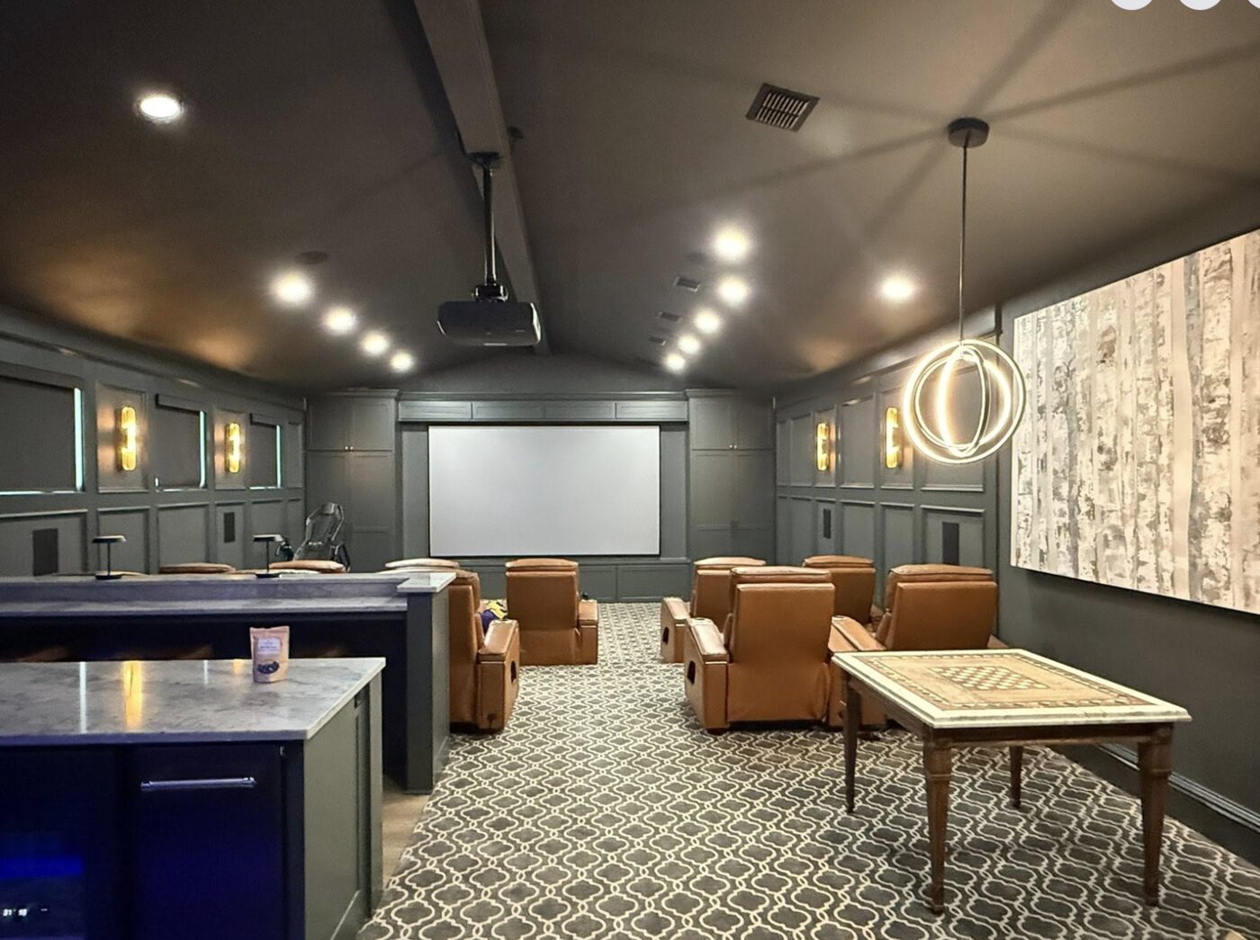 Recessed and accent lighting installed by LiveWire