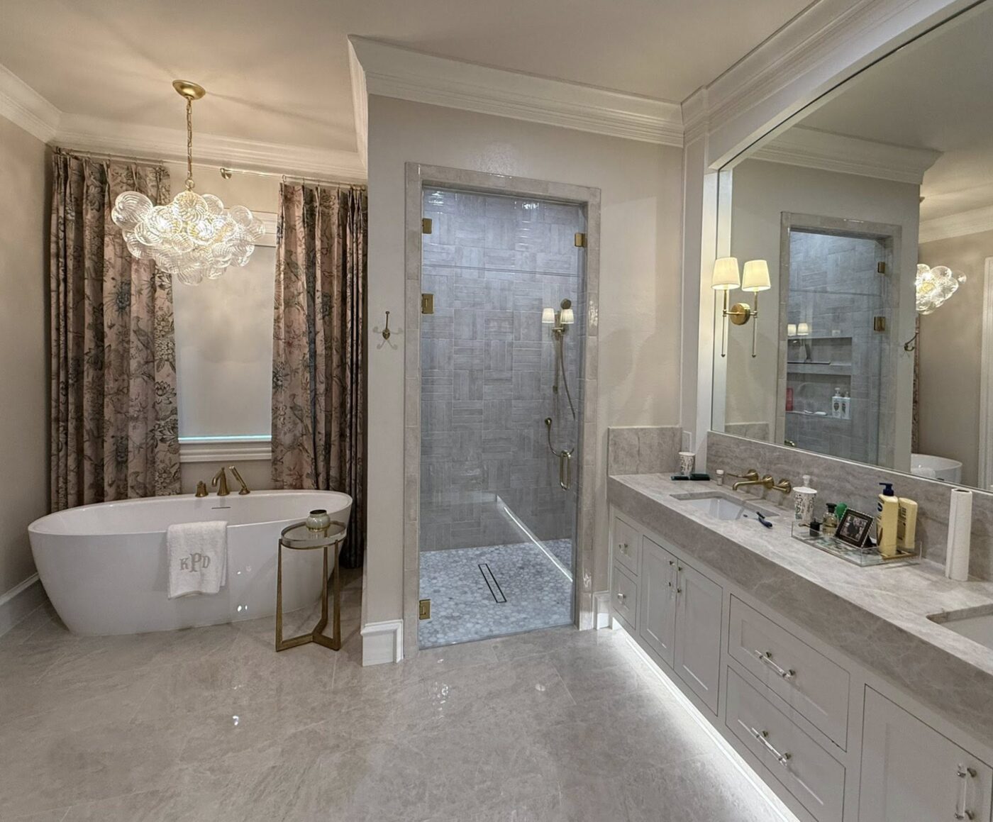 Bathroom lighting by LiveWire