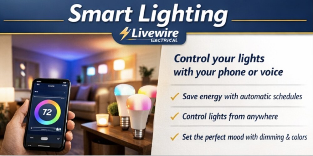 Smart lighting — control your lights from your phone