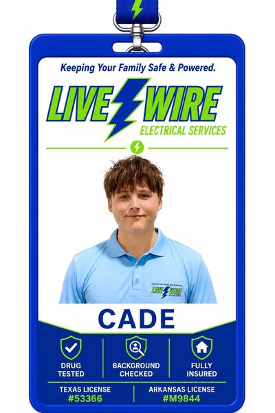Cade — LiveWire electrician