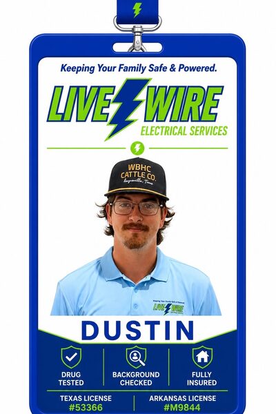 Dustin — LiveWire electrician