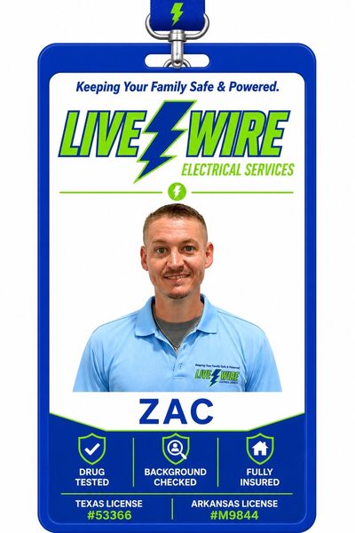 Zac — LiveWire electrician